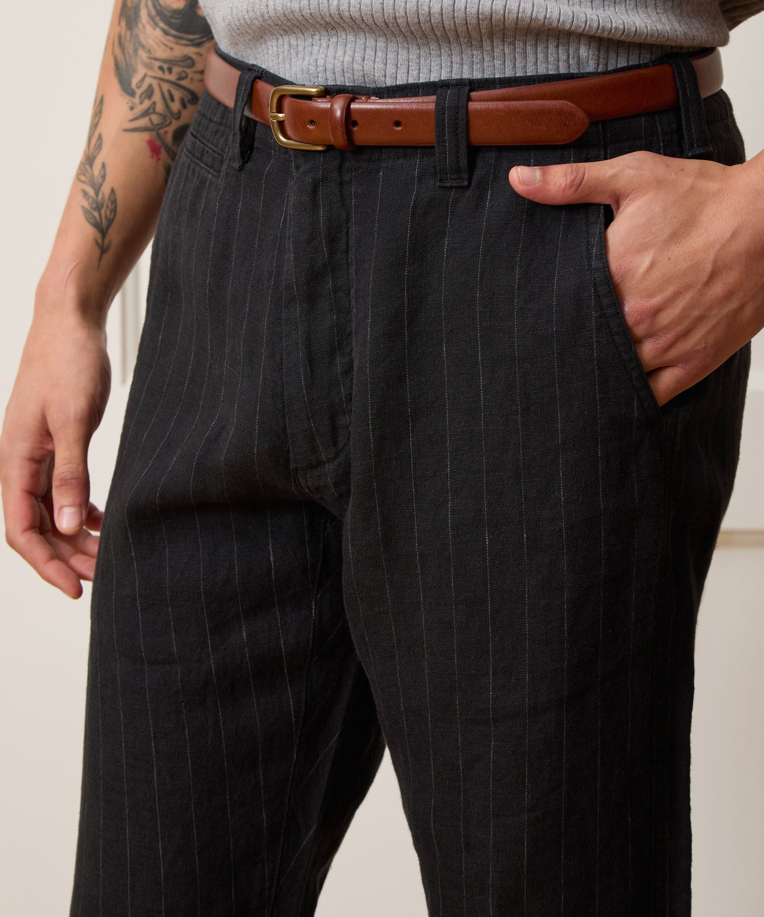 Straight Fit Linen Favorite Pant
