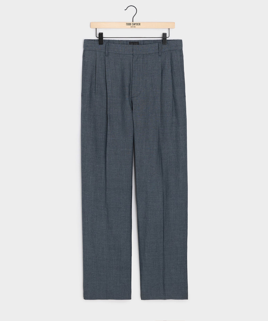 Italian Linen-Wool Officer Trouser