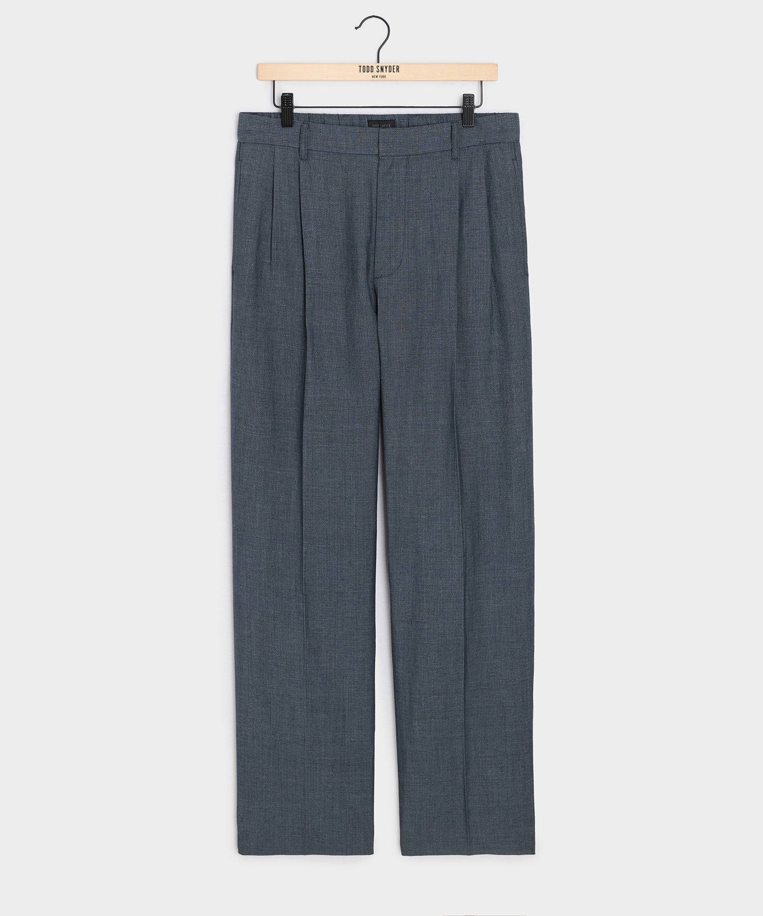 Italian Linen-Wool Officer Trouser