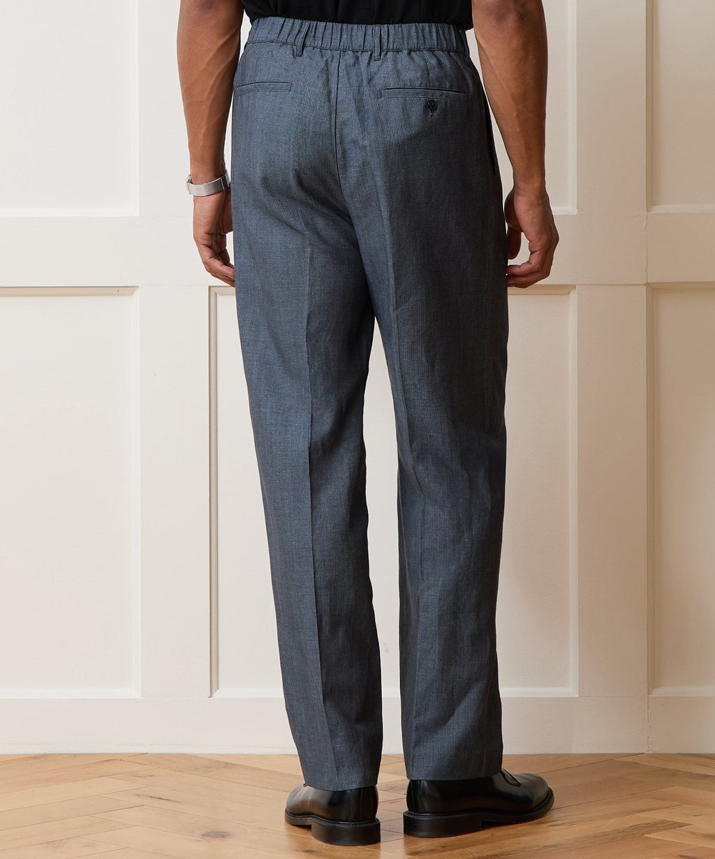Italian Linen-Wool Officer Trouser