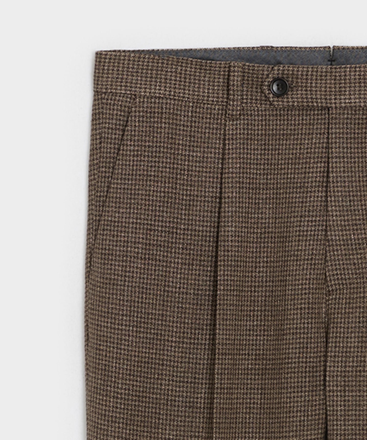 Italian Linen Houndstooth Madison Trouser