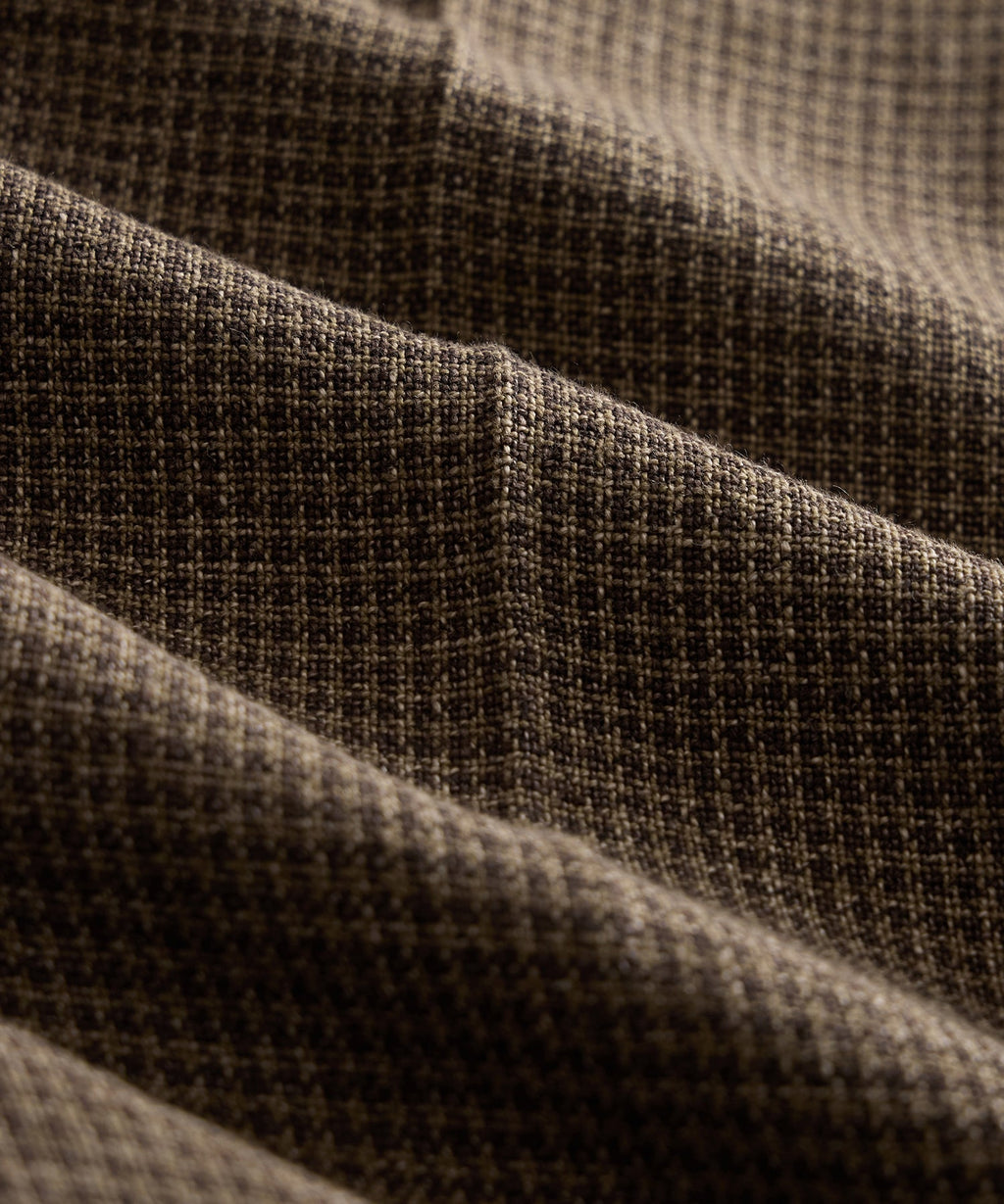 Italian Linen Houndstooth Madison Trouser