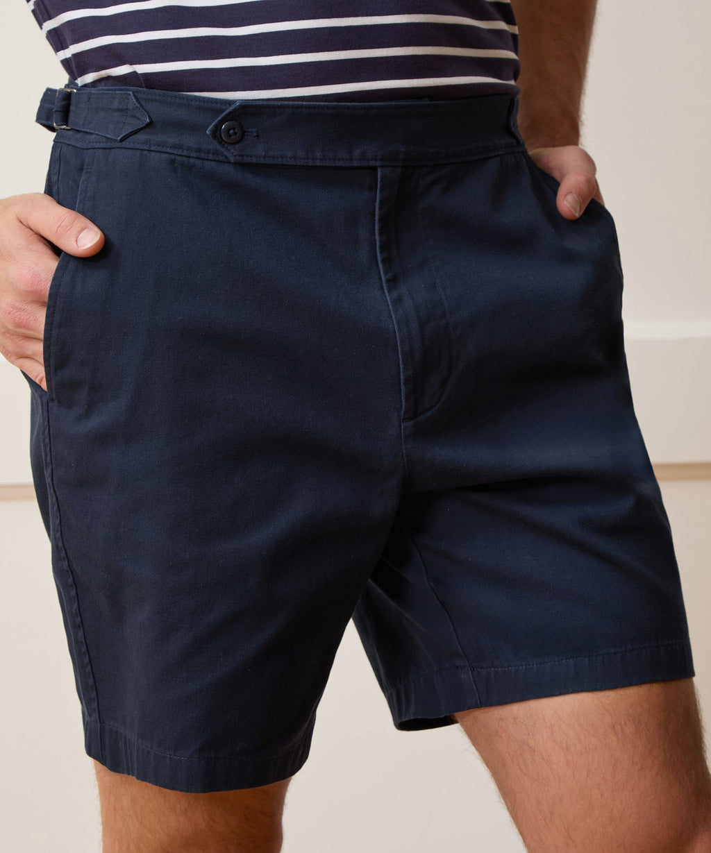 7" Cotton Side Tab Short