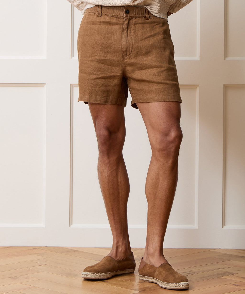 5" Linen Beachcomber Short