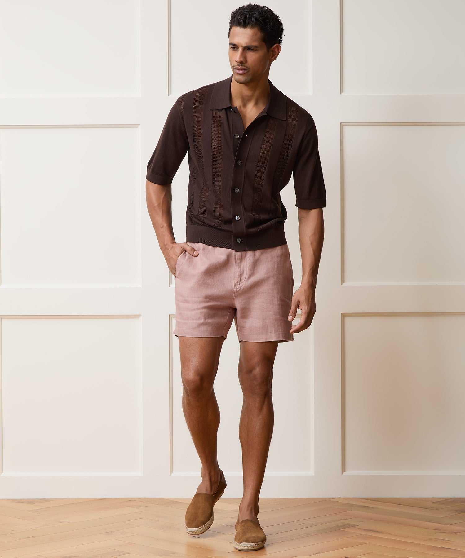 5" Linen Beachcomber Short