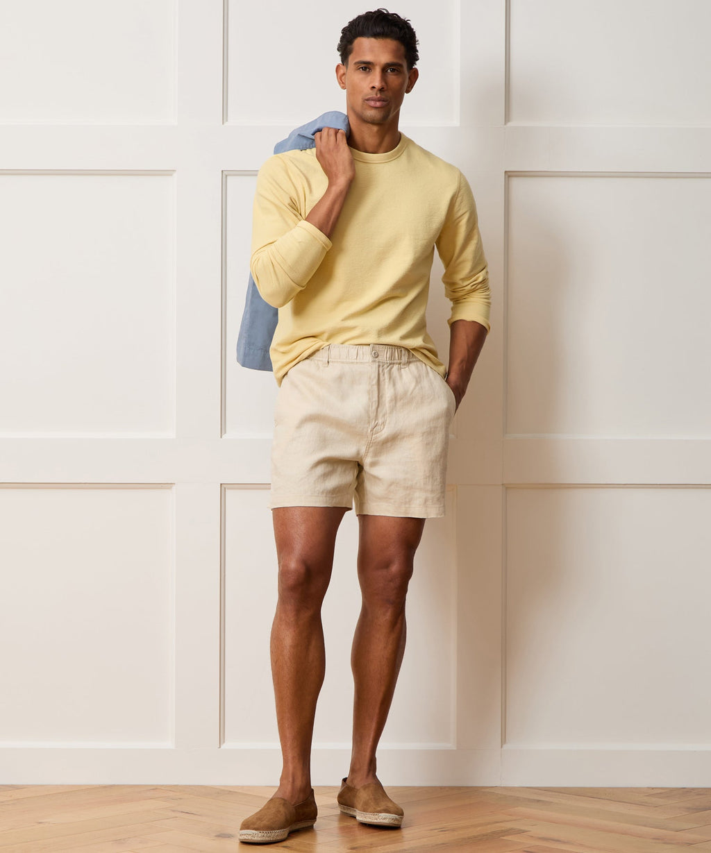 5" Linen Beachcomber Short