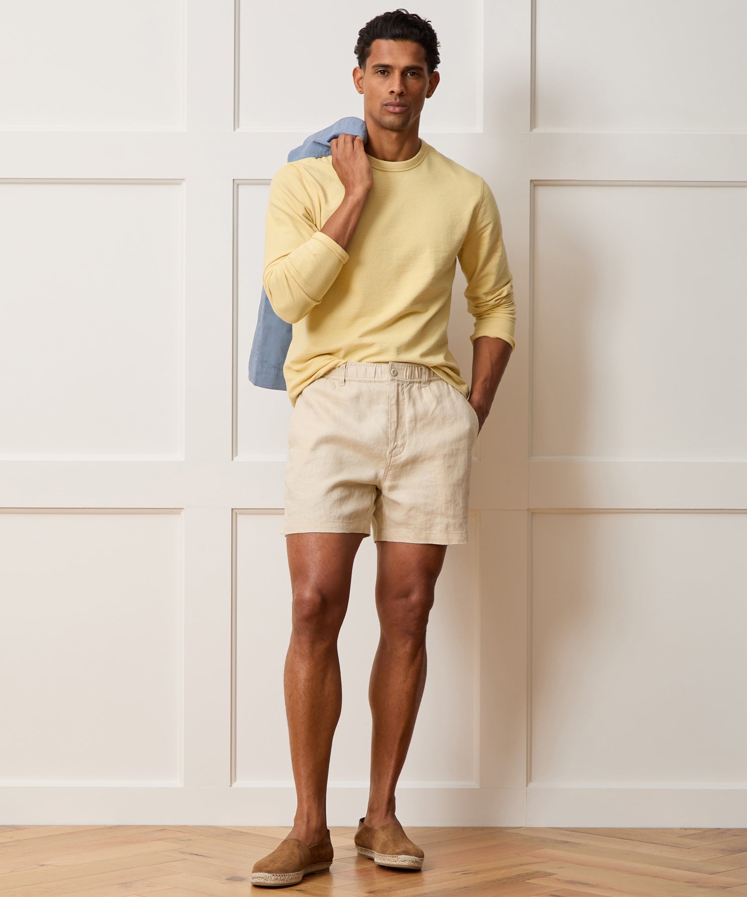 5" Linen Beachcomber Short