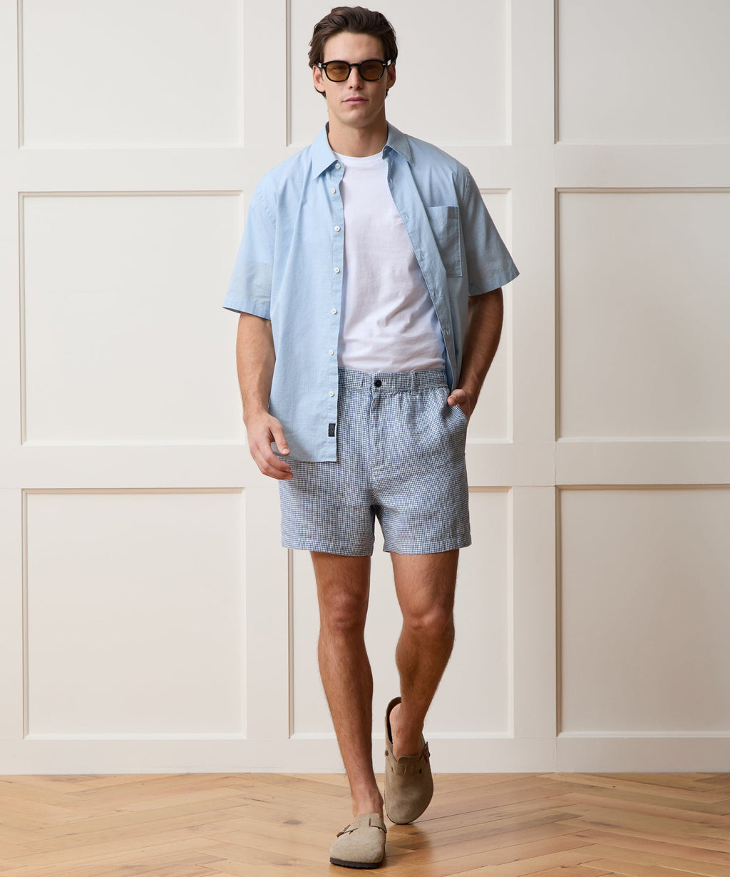 5" Linen Beachcomber Short