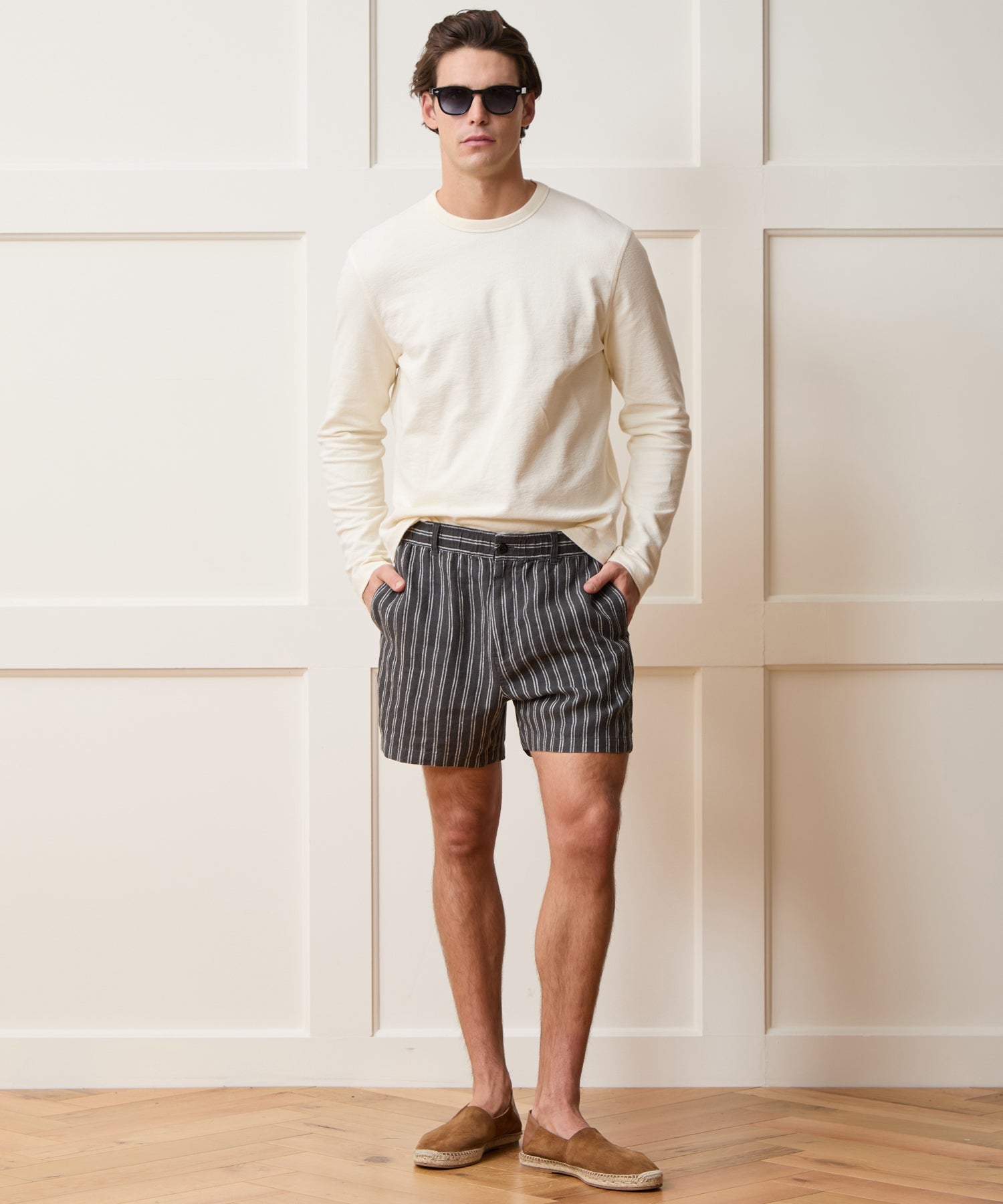 5" Linen Beachcomber Short