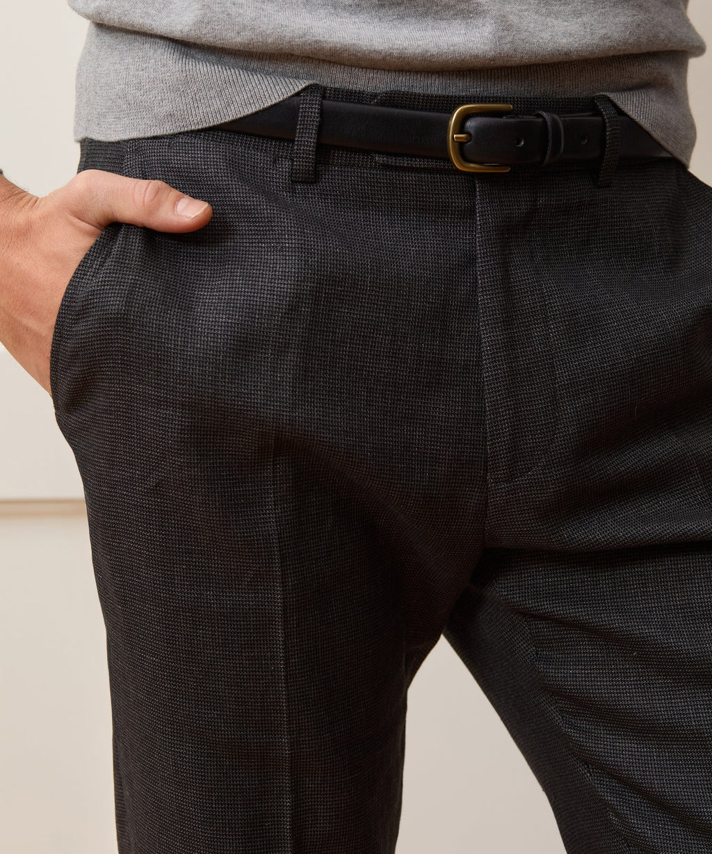 Italian Cotton-Linen Sutton Trouser