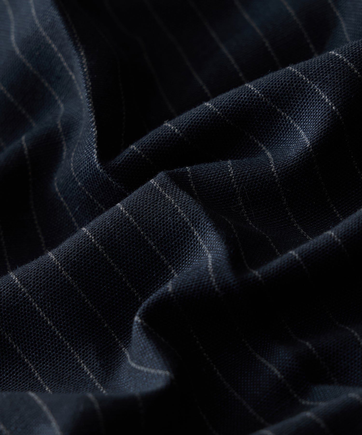Italian Cotton-Linen Pinstripe Sutton Trouser