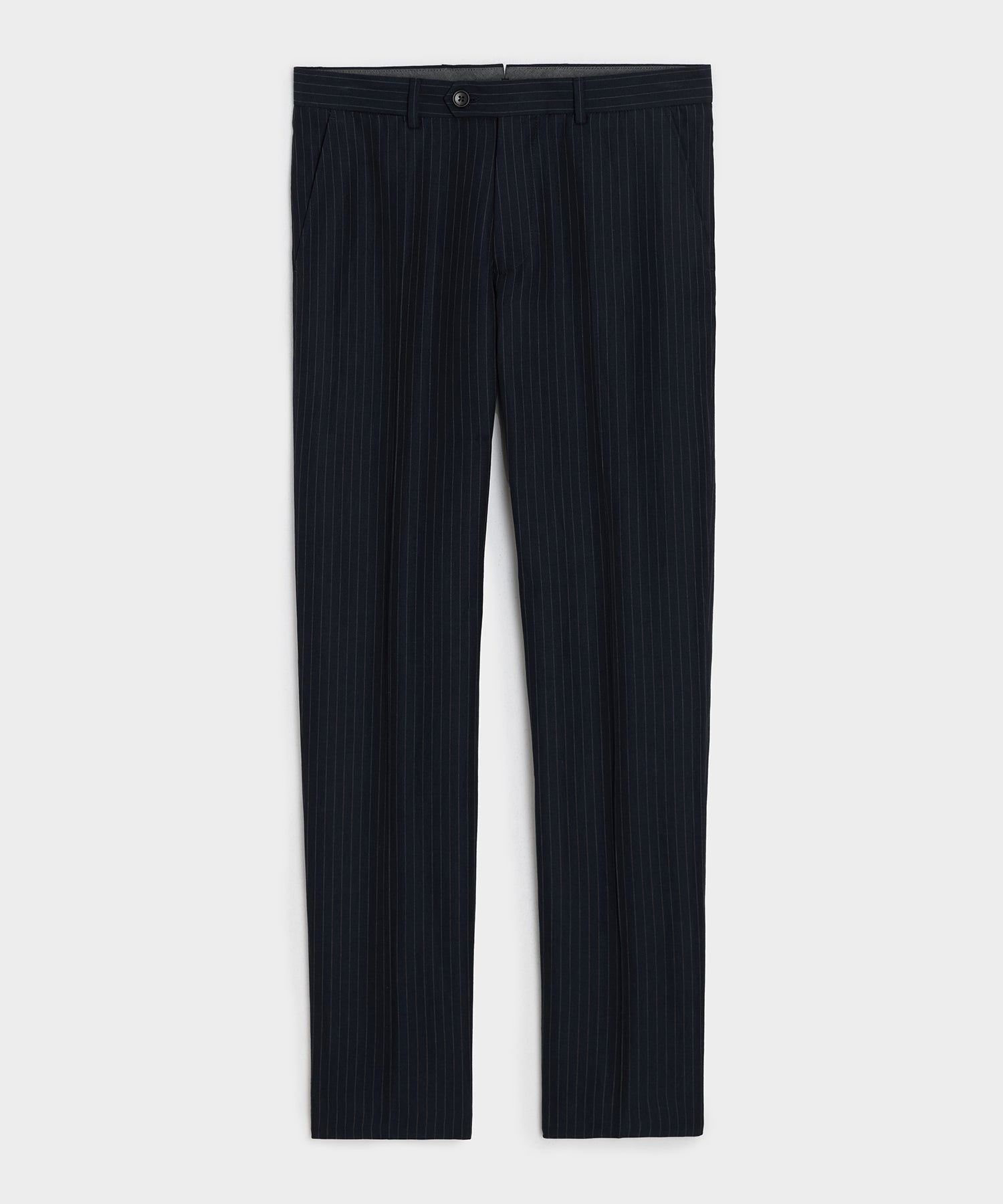 Italian Cotton-Linen Pinstripe Sutton Trouser