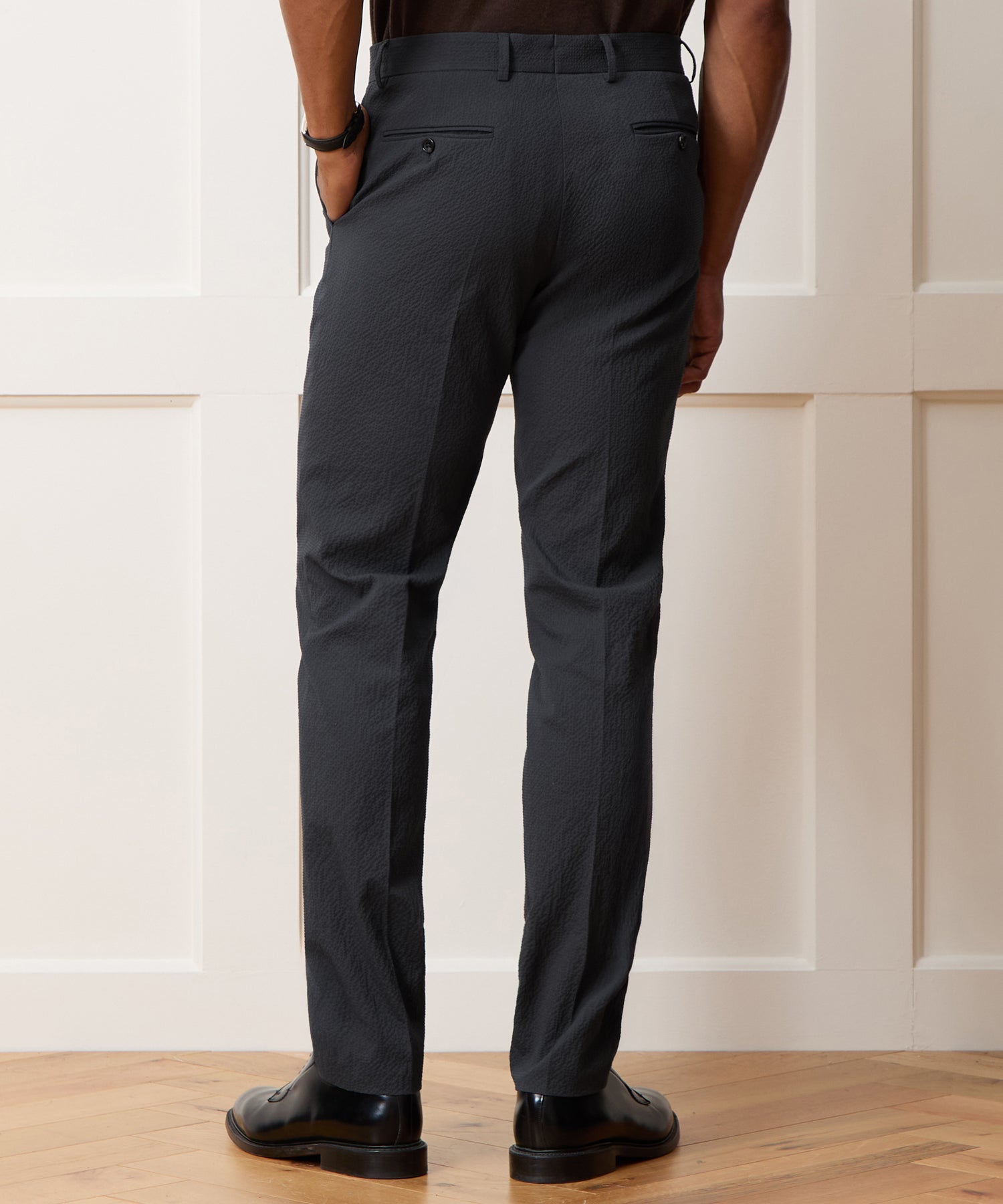 Italian Seersucker Sutton Trouser