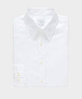 Italian Cotton-Linen Long Point Collar Dress Shirt