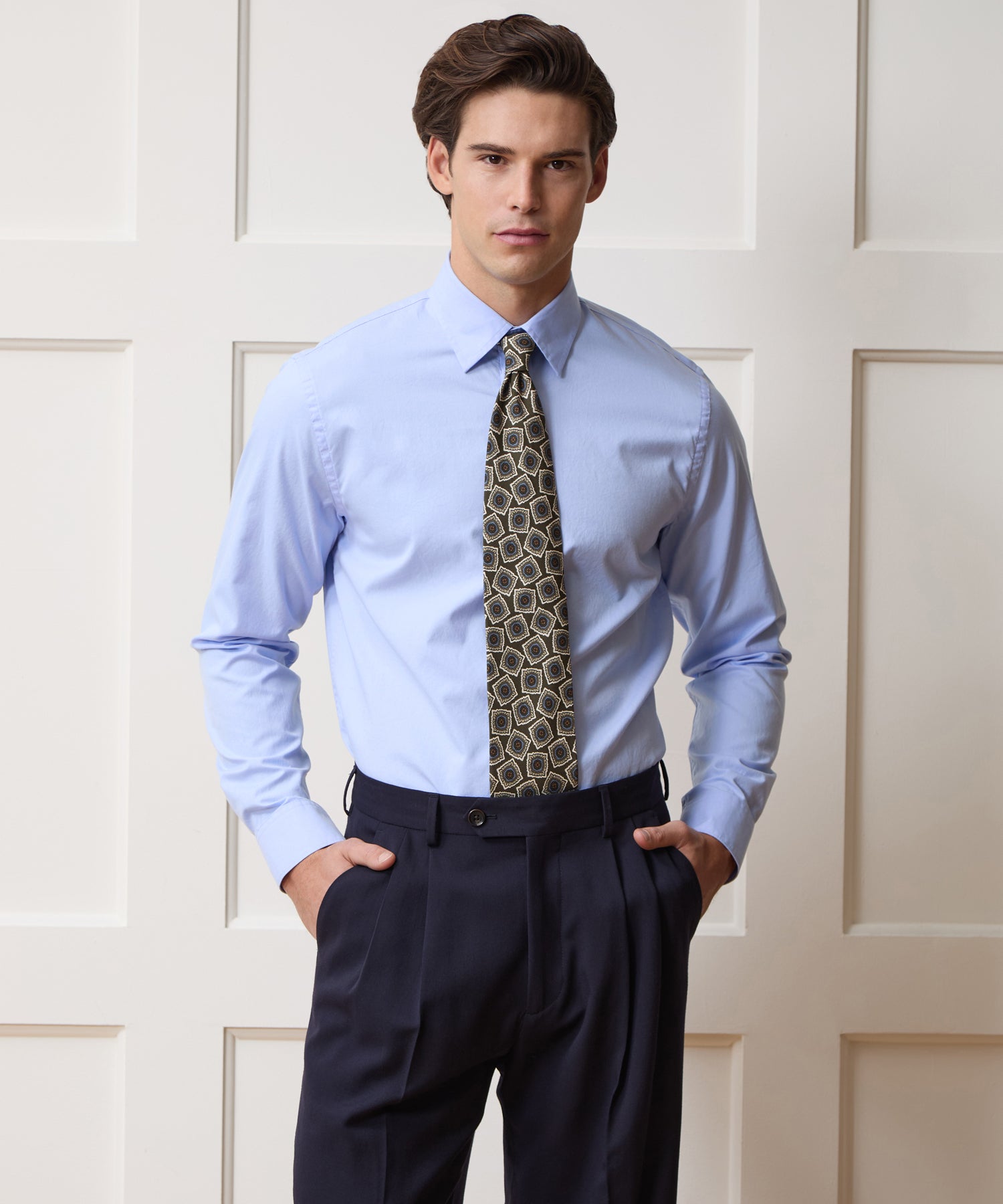 Italian Silk Medallion Tie