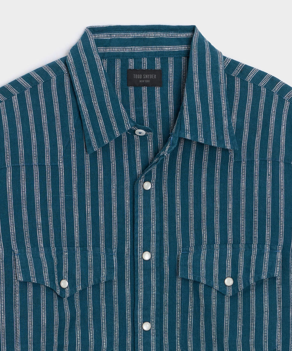 Linen Western Shirt