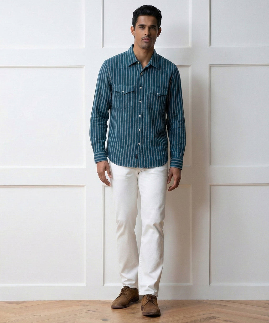 Linen Western Shirt