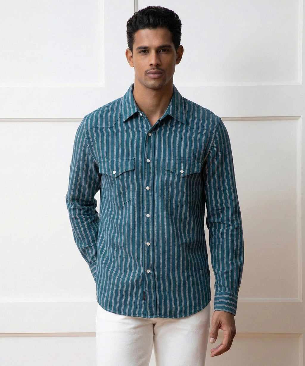 Linen Western Shirt
