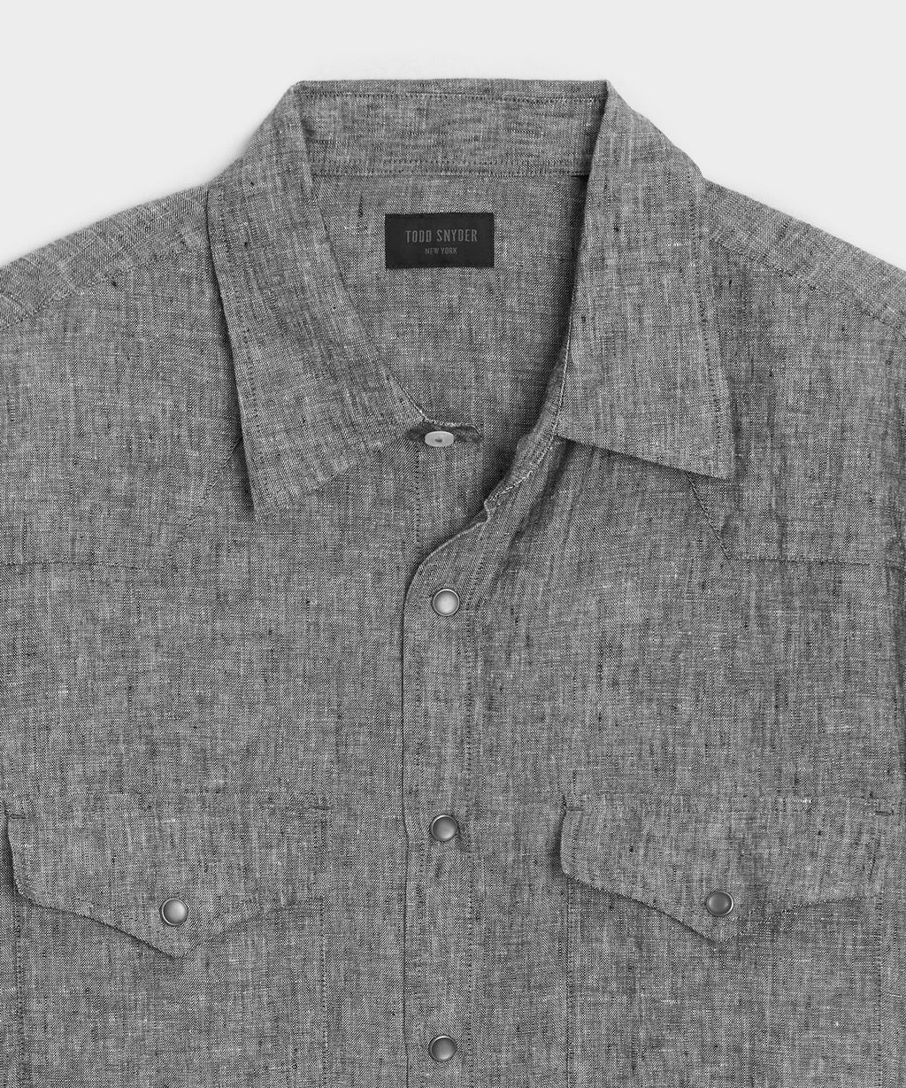 Linen Western Shirt