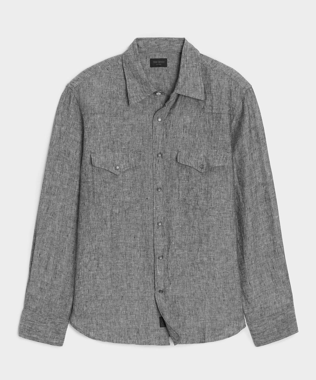 Linen Western Shirt