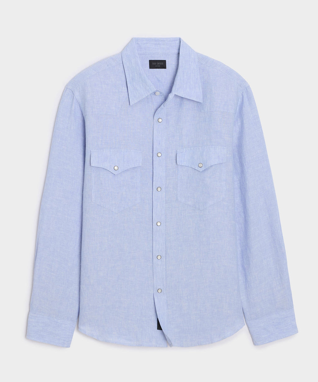 Linen Western Shirt
