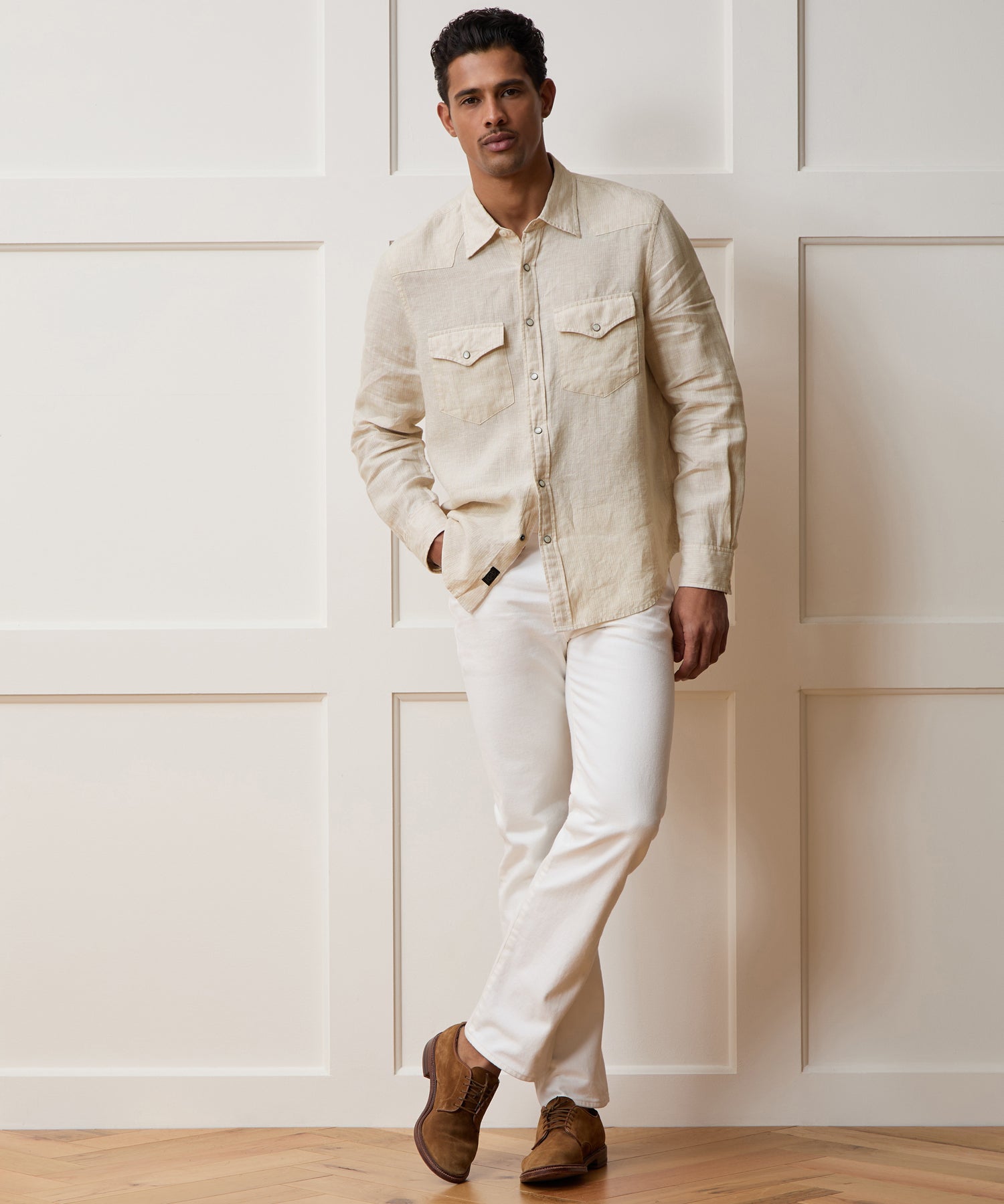 Linen Western Shirt