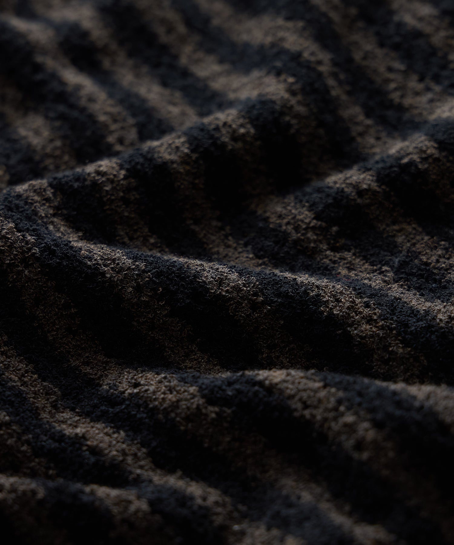 Striped Boucle Sweater Polo