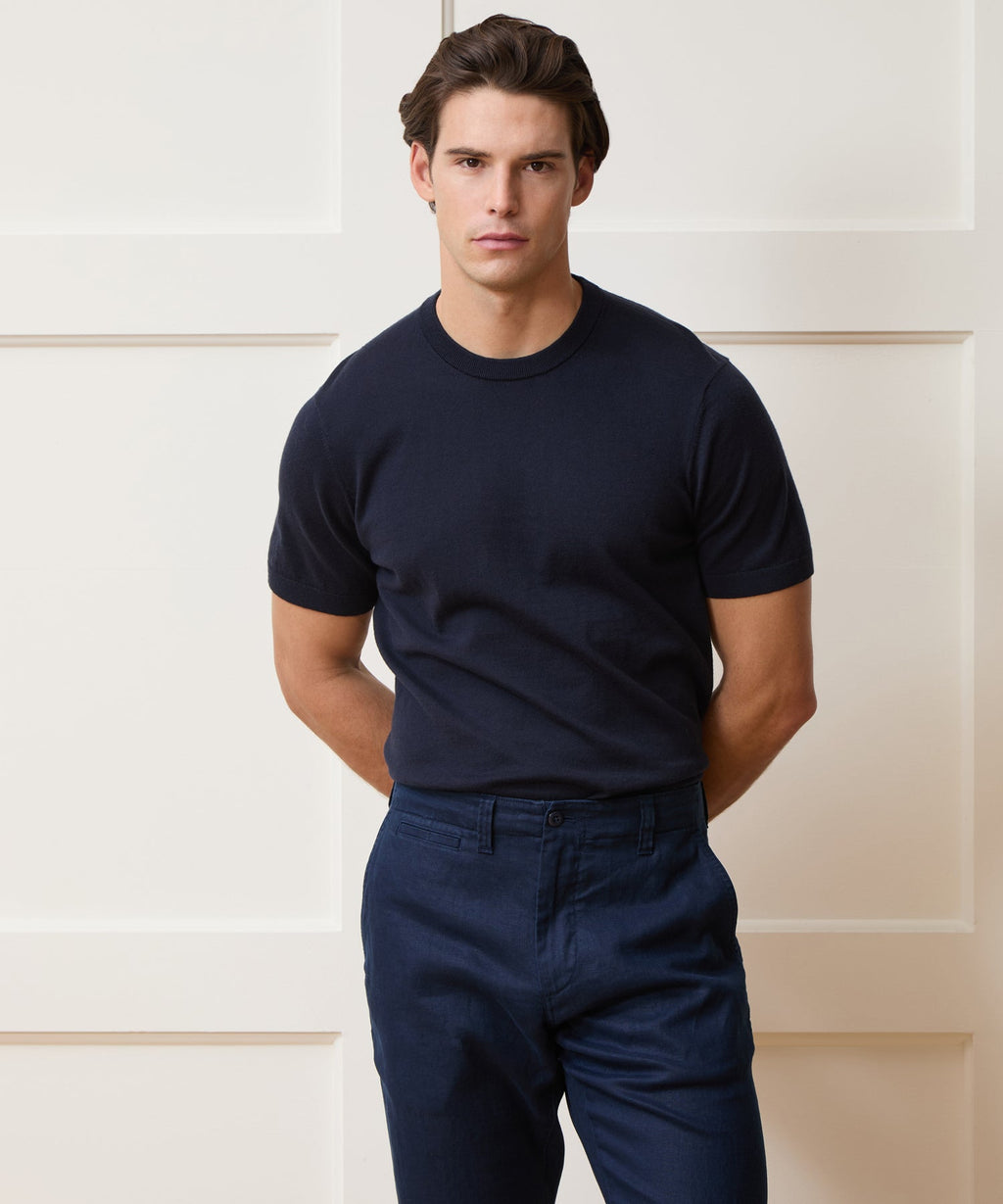 Cotton-Cashmere Sweater Tee
