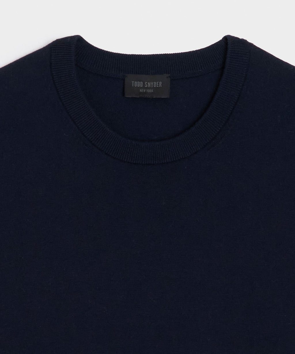 Cotton-Cashmere Sweater Tee