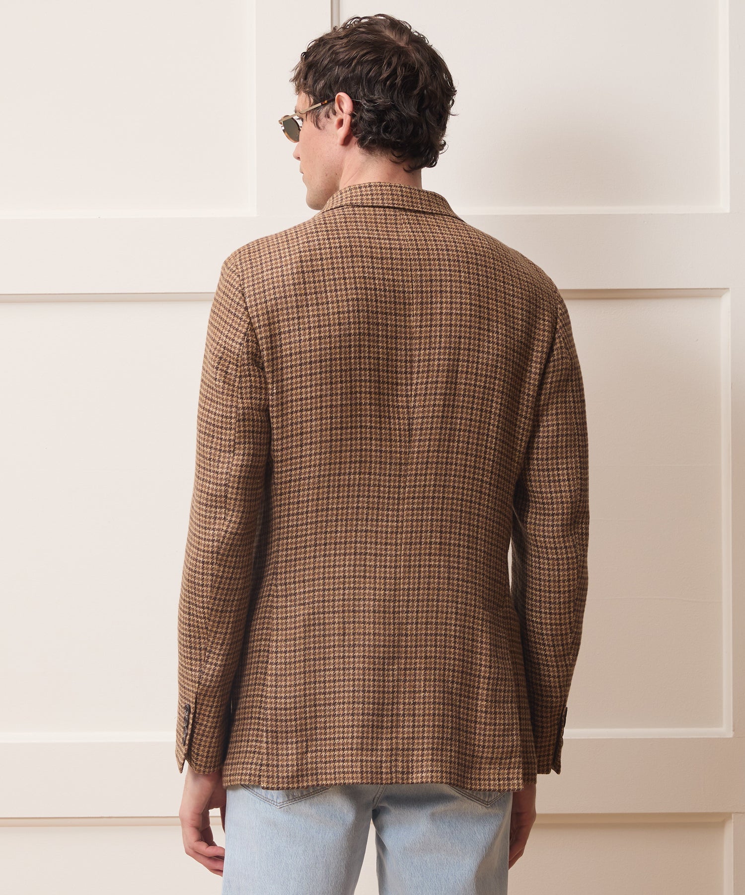 Italian Linen Houndstooth Sport Coat