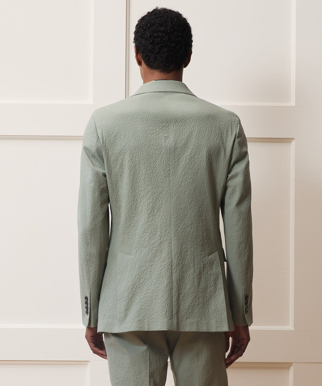 Italian Seersucker Sutton Jacket