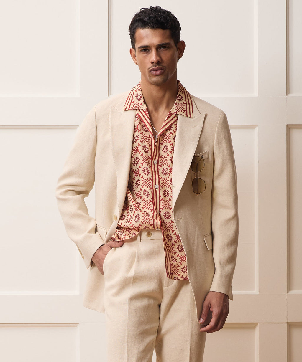 Italian Linen-Cotton Madison Jacket