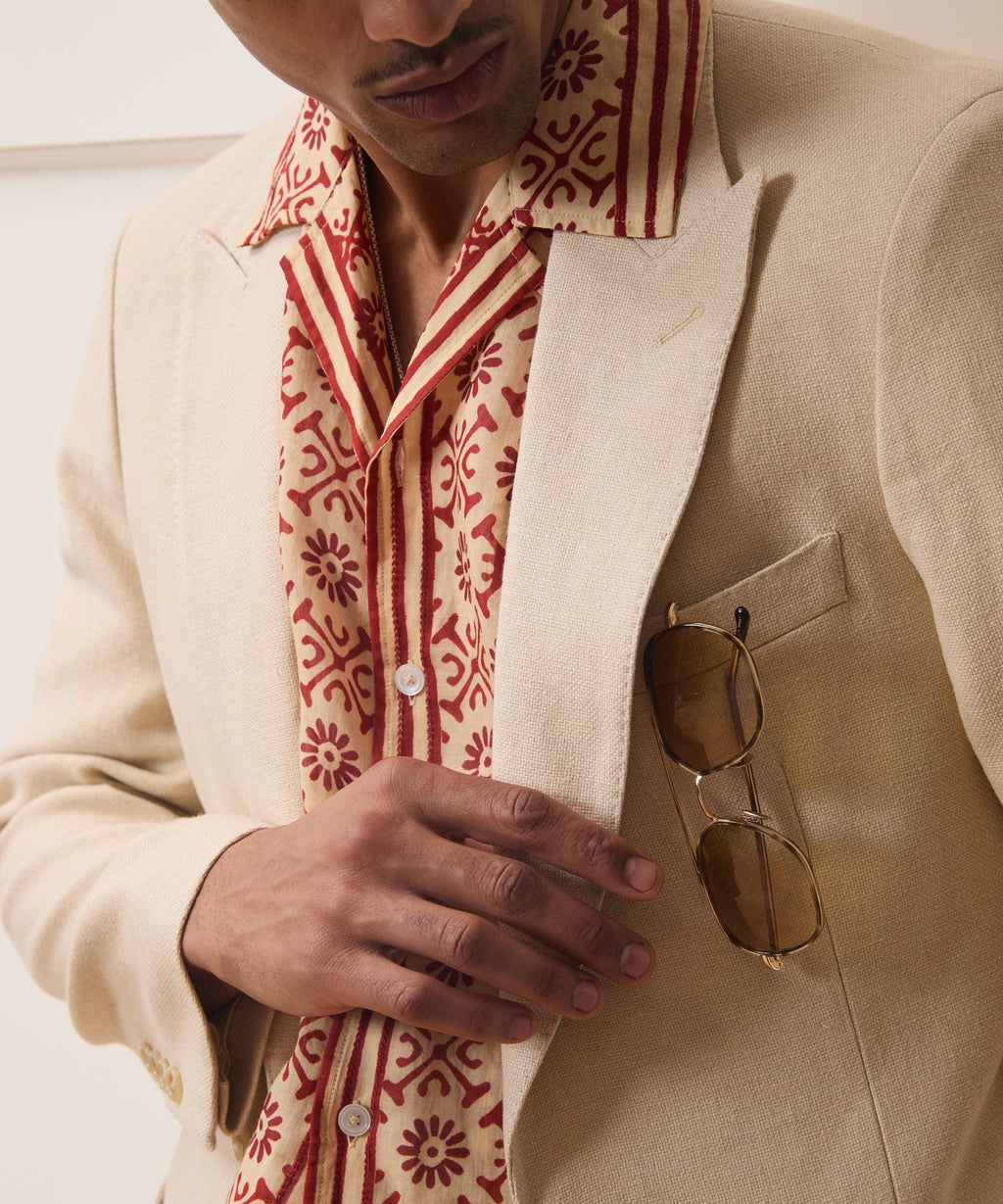 Italian Linen-Cotton Madison Jacket