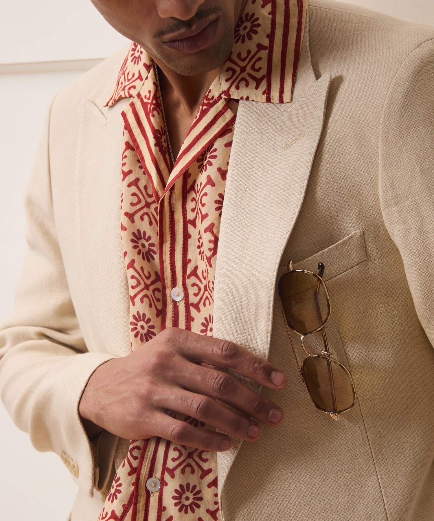 Italian Linen-Cotton Madison Jacket