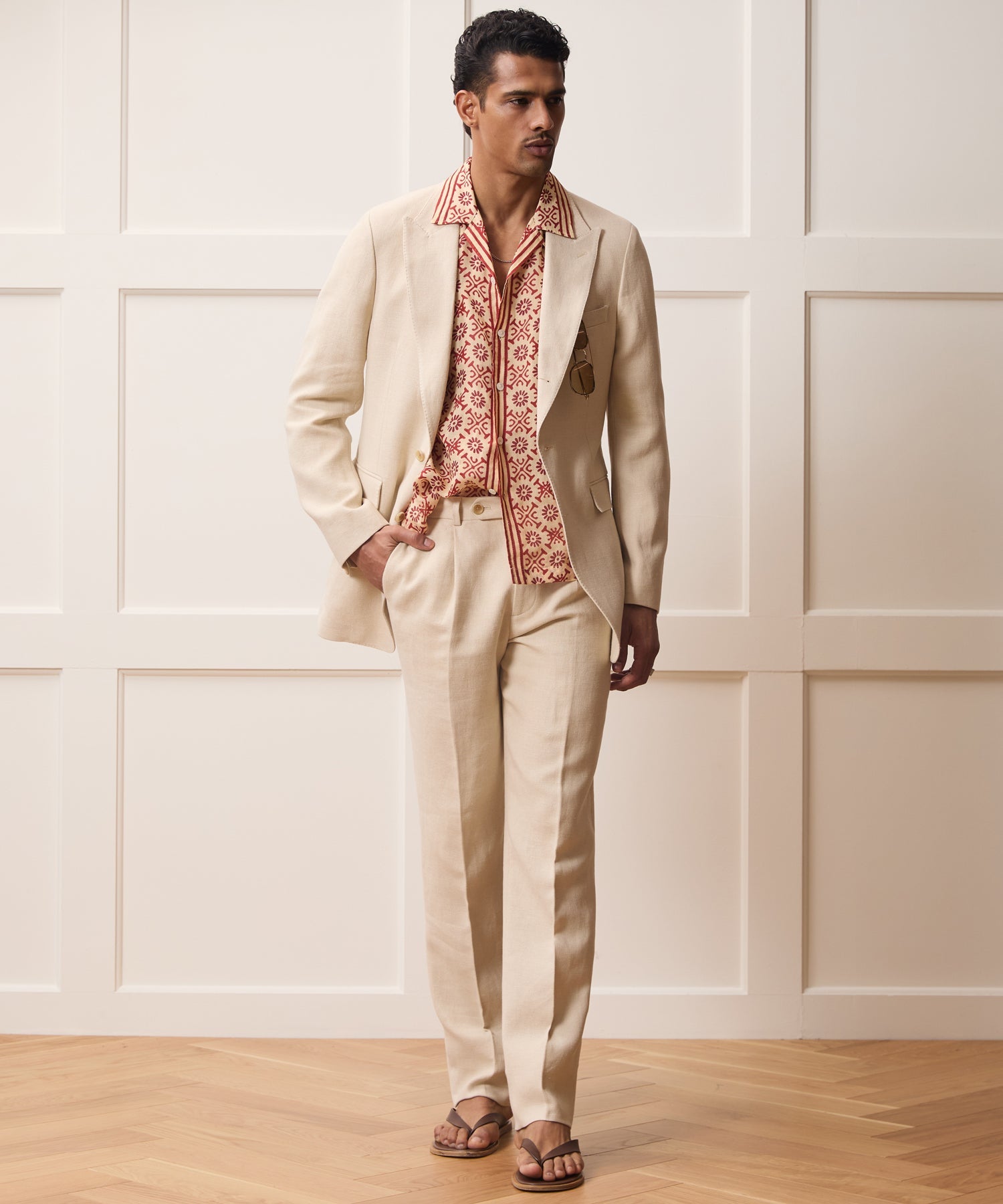 Italian Linen-Cotton Madison Jacket
