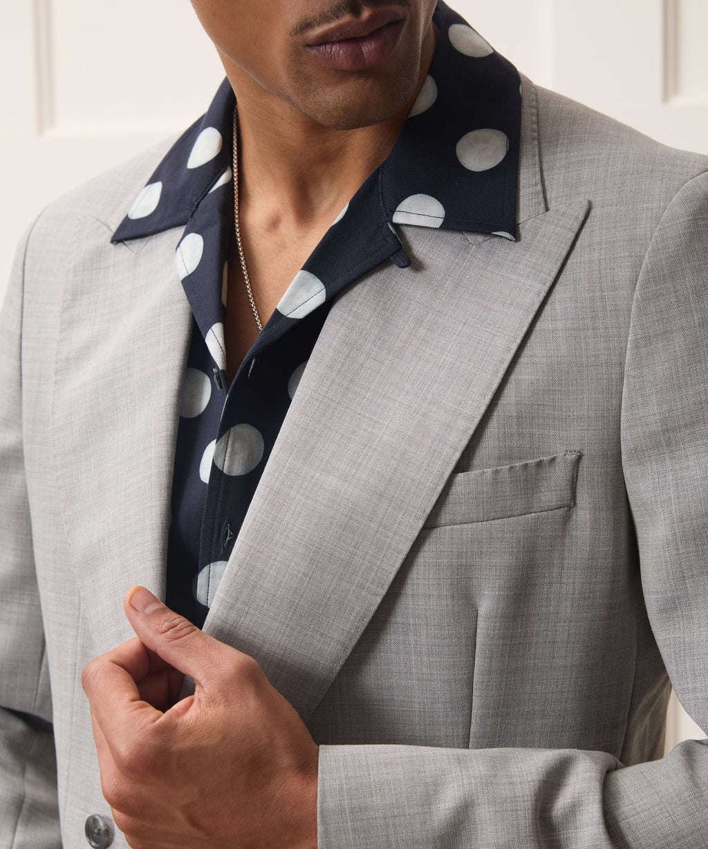 Italian Wool Double-Breasted Hollywood Jacket