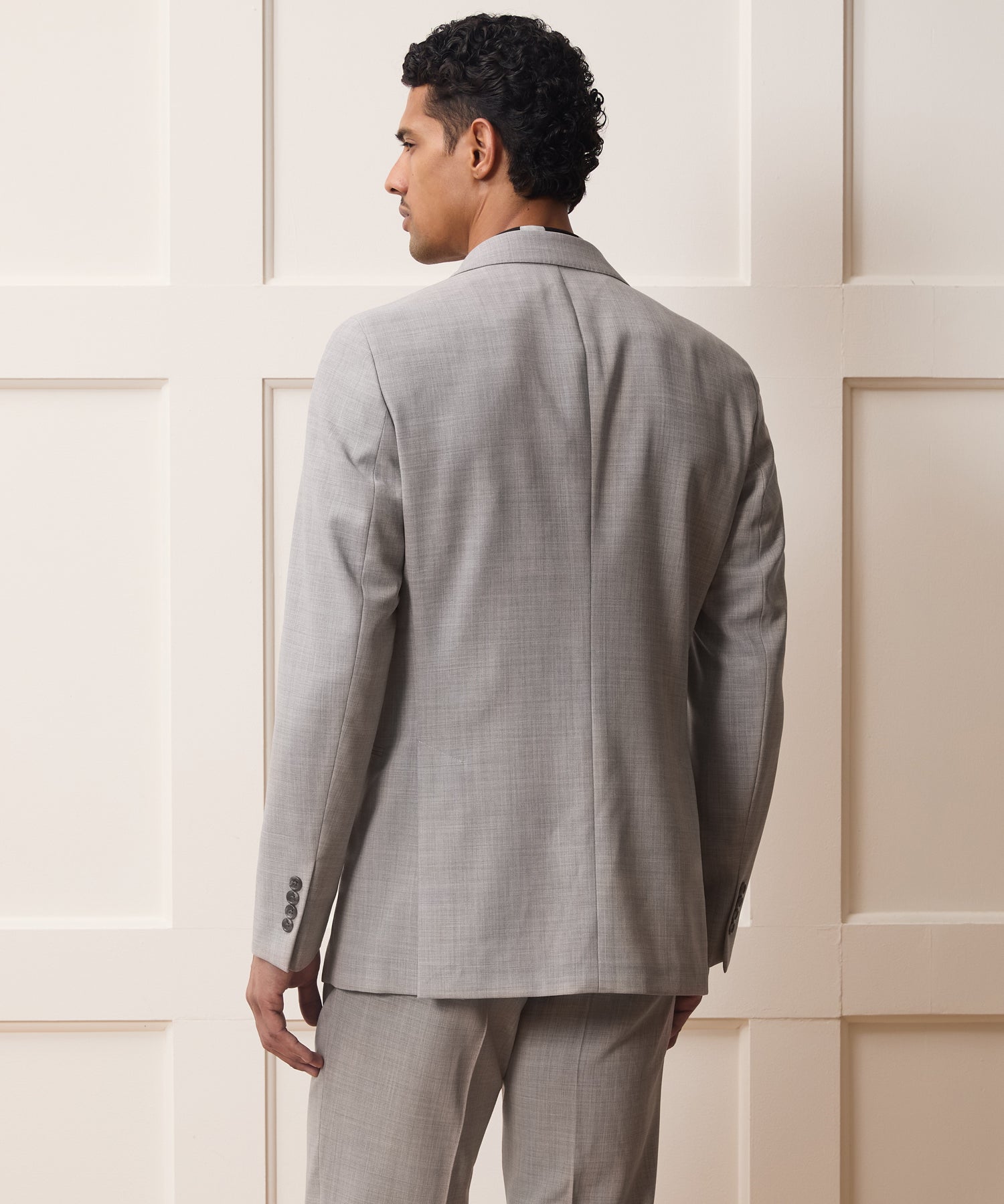 Italian Wool Double-Breasted Hollywood Jacket