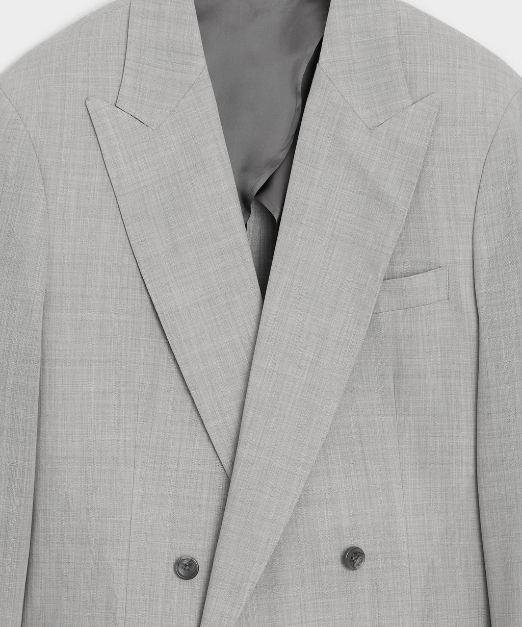 Italian Wool Double-Breasted Hollywood Jacket