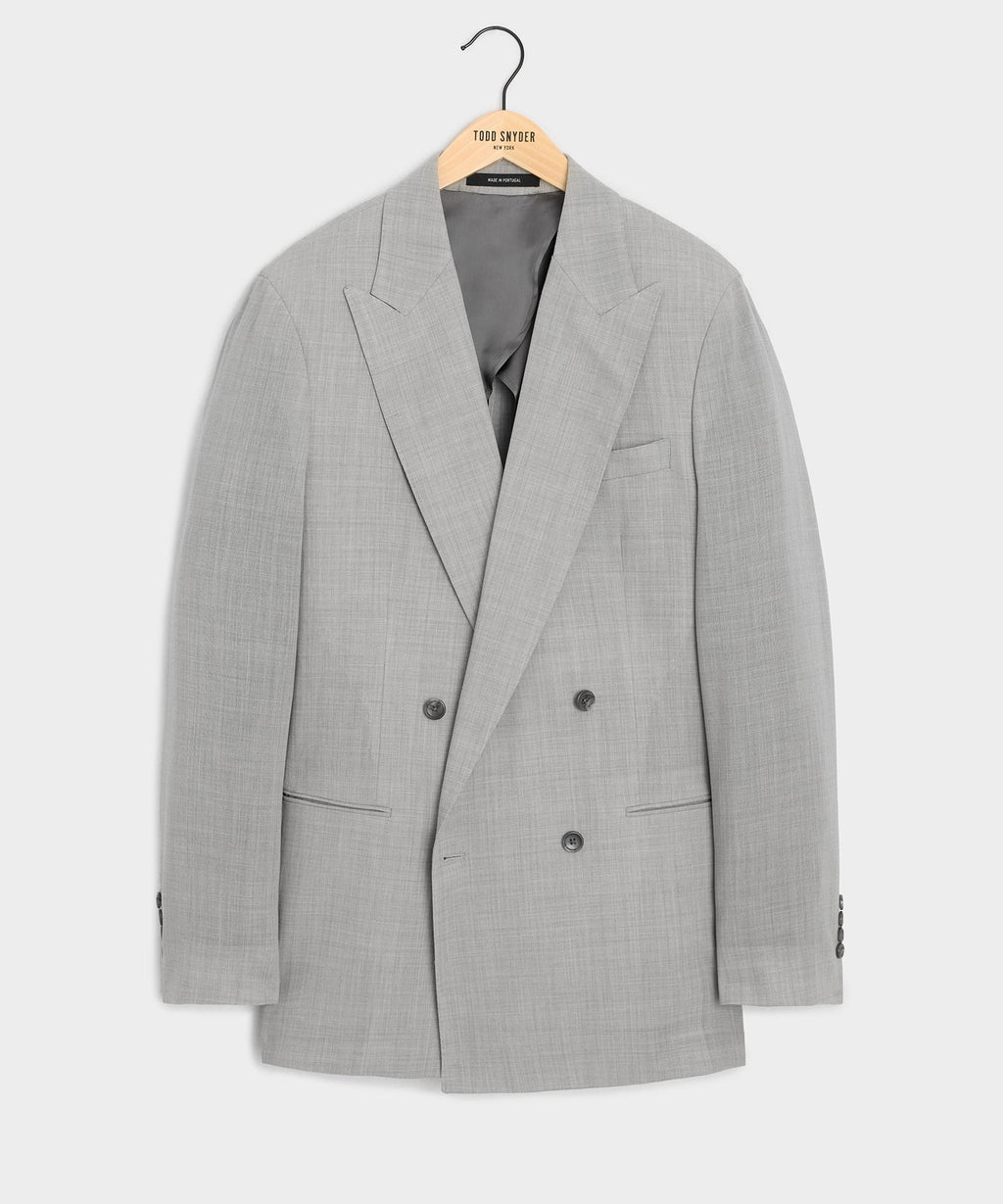 Italian Wool Double-Breasted Hollywood Jacket