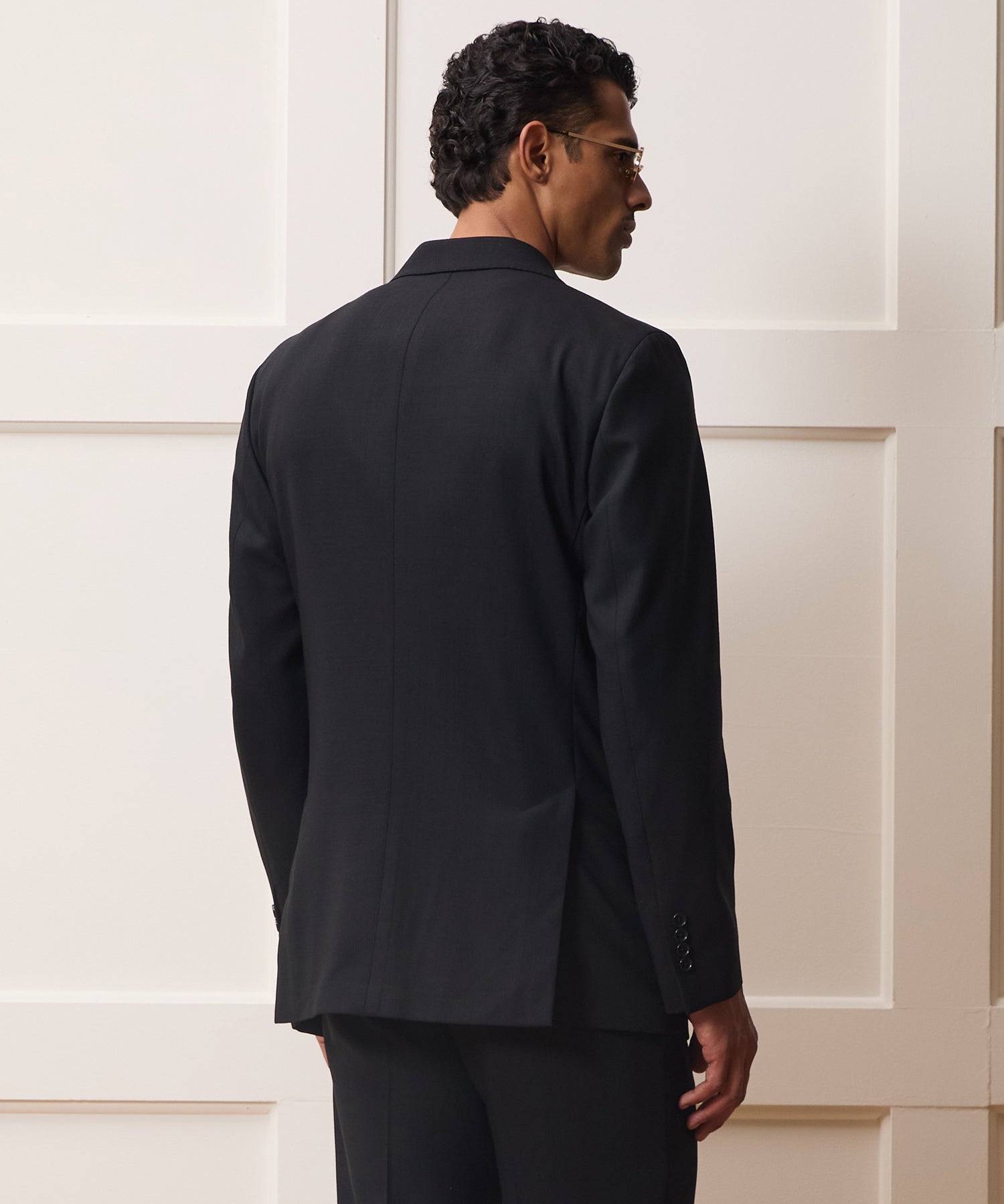 Italian Wool Double-Breasted Hollywood Jacket