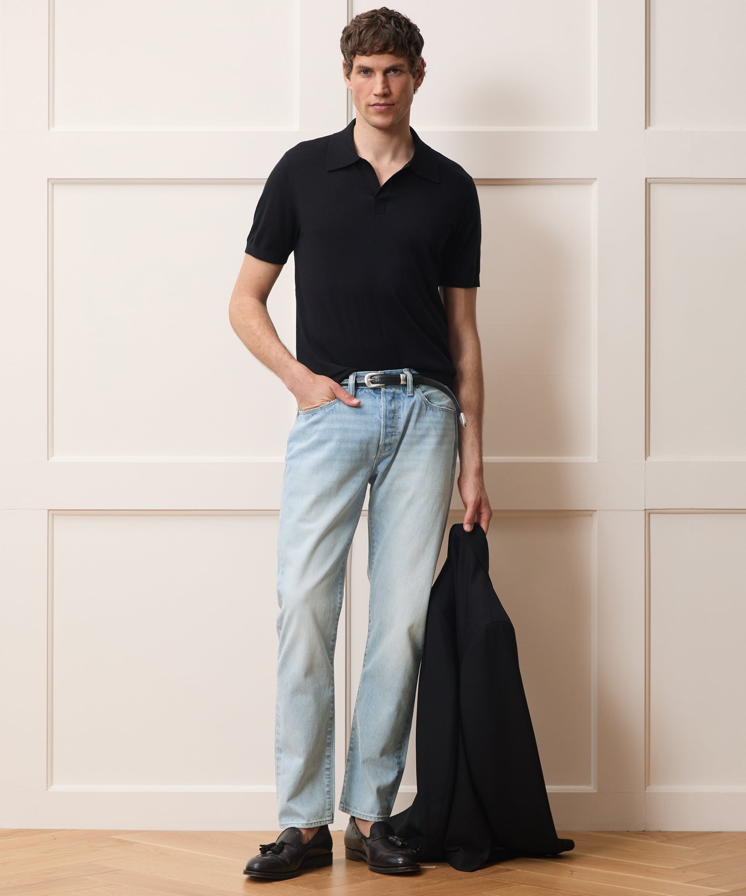 Slim Selvedge Jean in Light Indigo