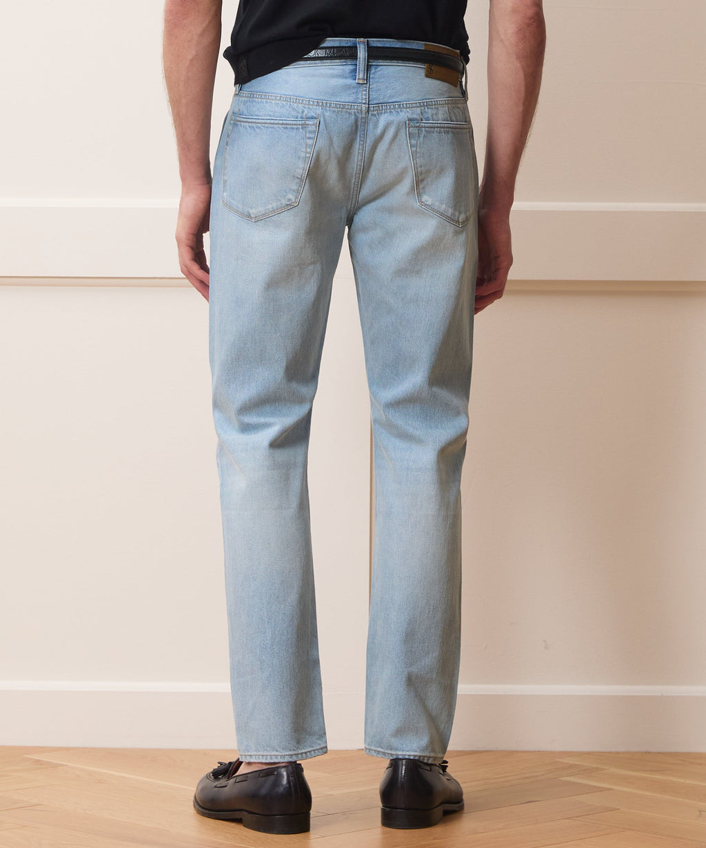 Slim Selvedge Jean in Light Indigo