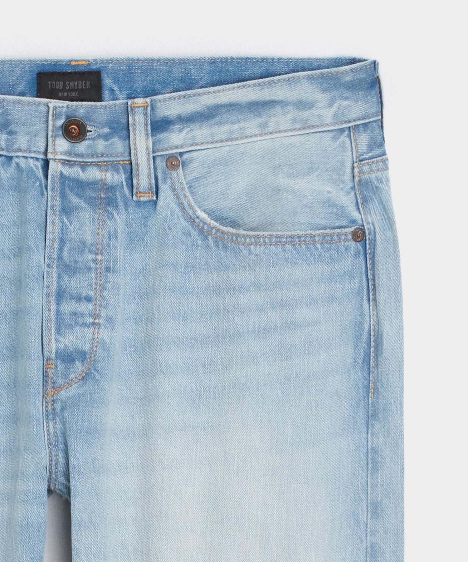 Slim Selvedge Jean in Light Indigo