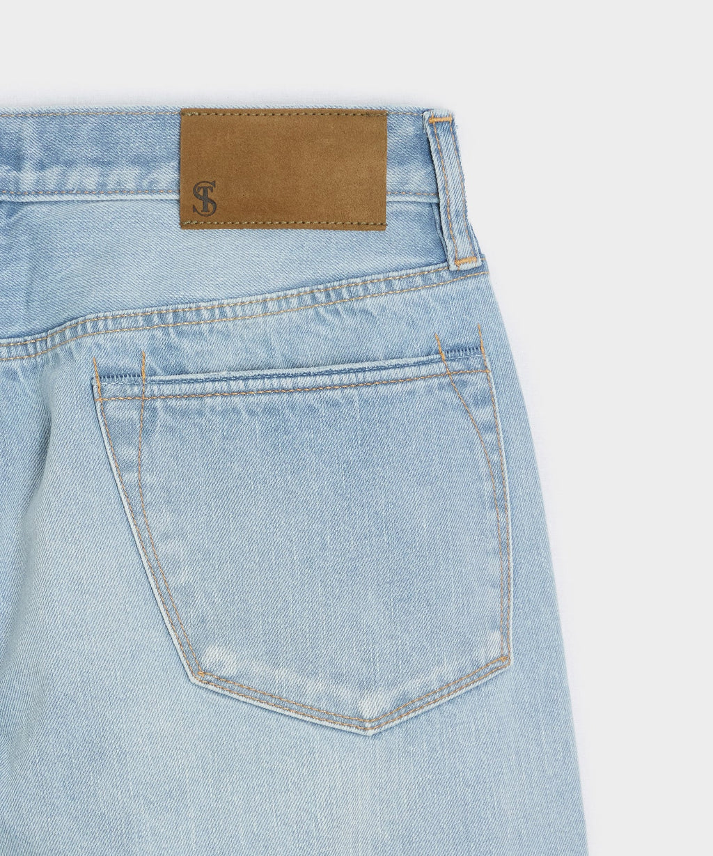 Slim Selvedge Jean in Light Indigo
