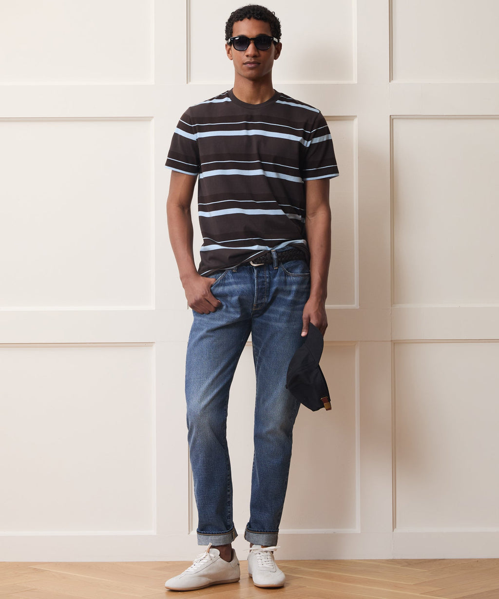 Slim Selvedge Jean in Dark Indigo