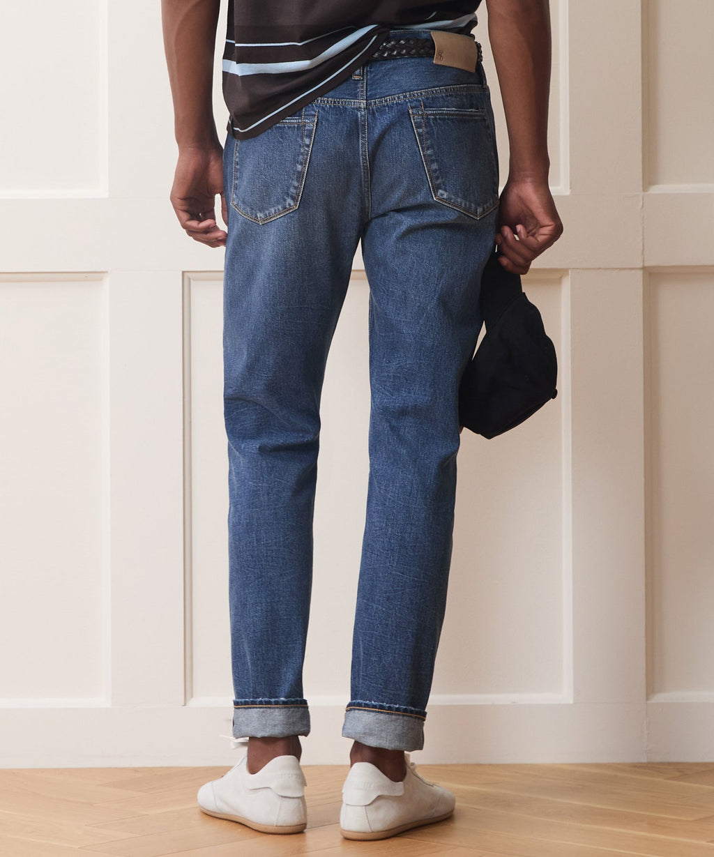 Slim Selvedge Jean in Dark Indigo