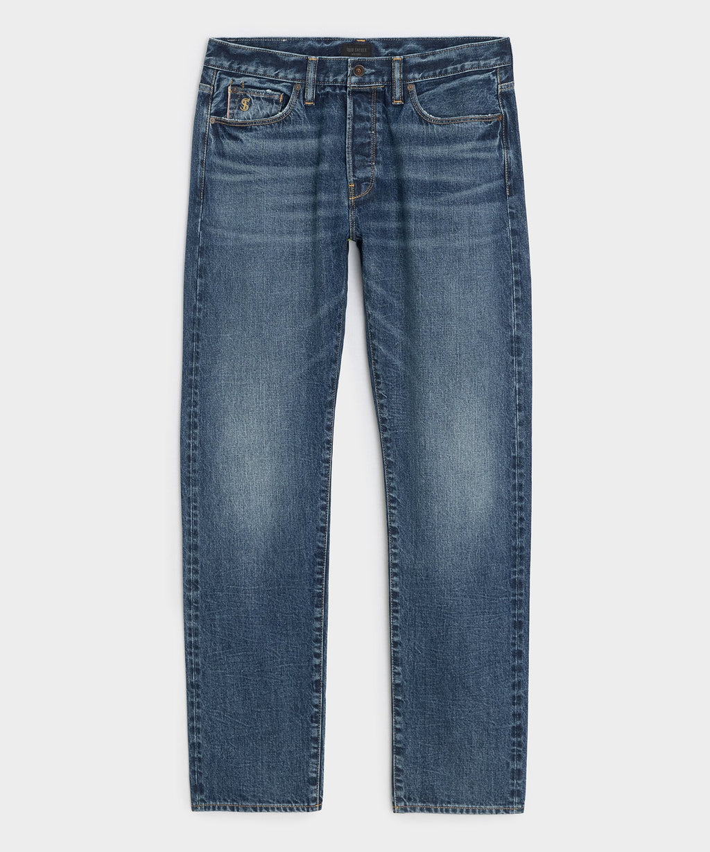 Slim Selvedge Jean in Dark Indigo
