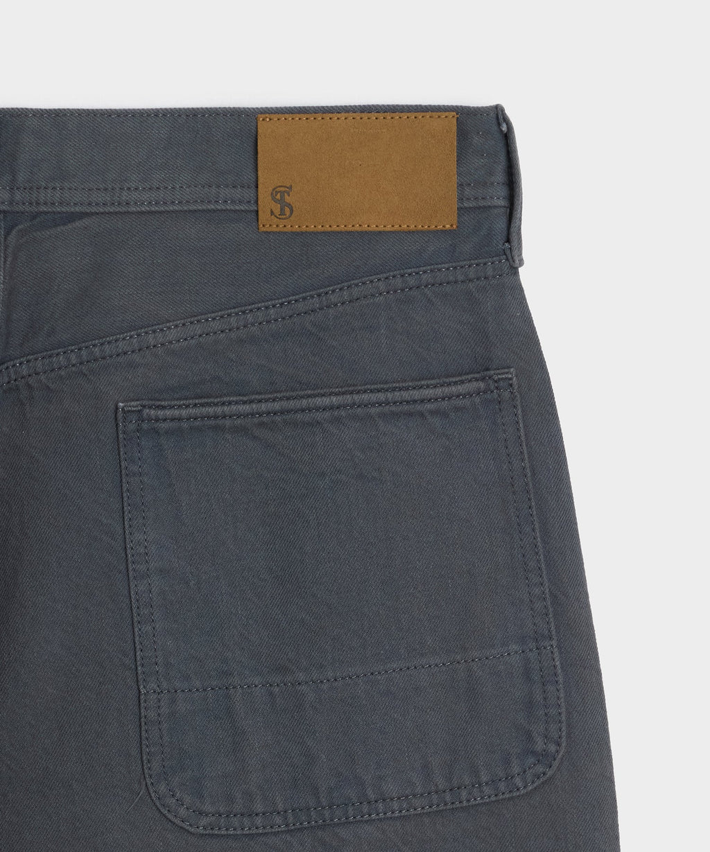 Relaxed Barrel Jean in Granite