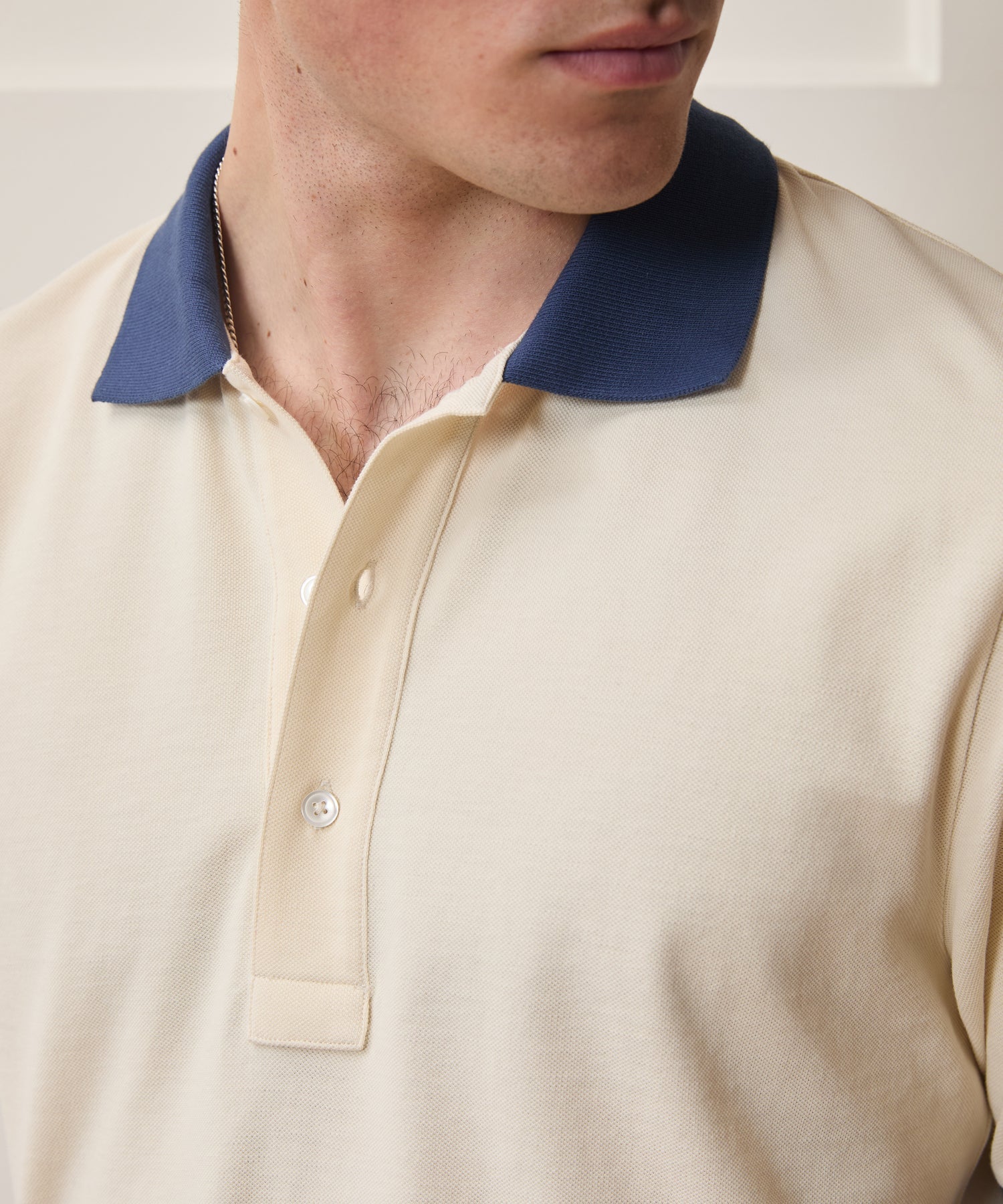 Cotton Pique Ringer Polo