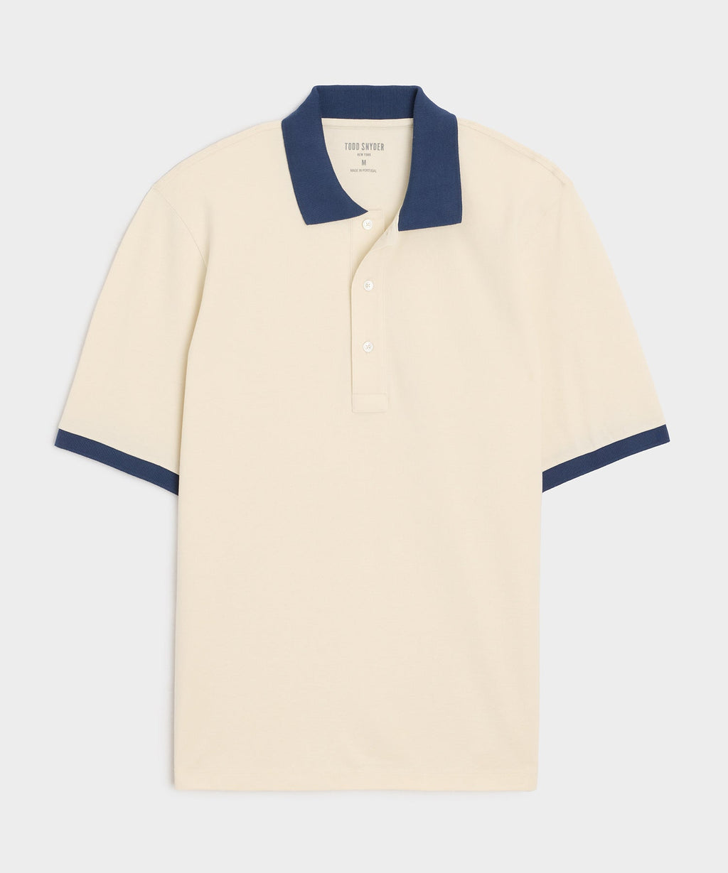 Cotton Pique Ringer Polo